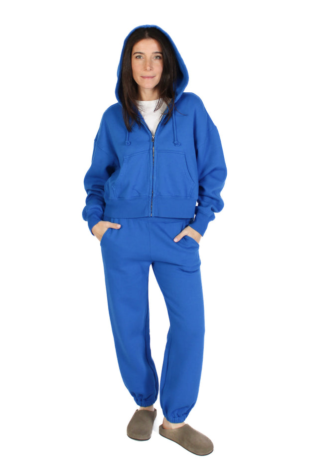 Highland Blue Zip Up