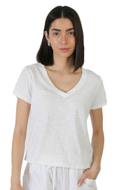 Eli White V-neck