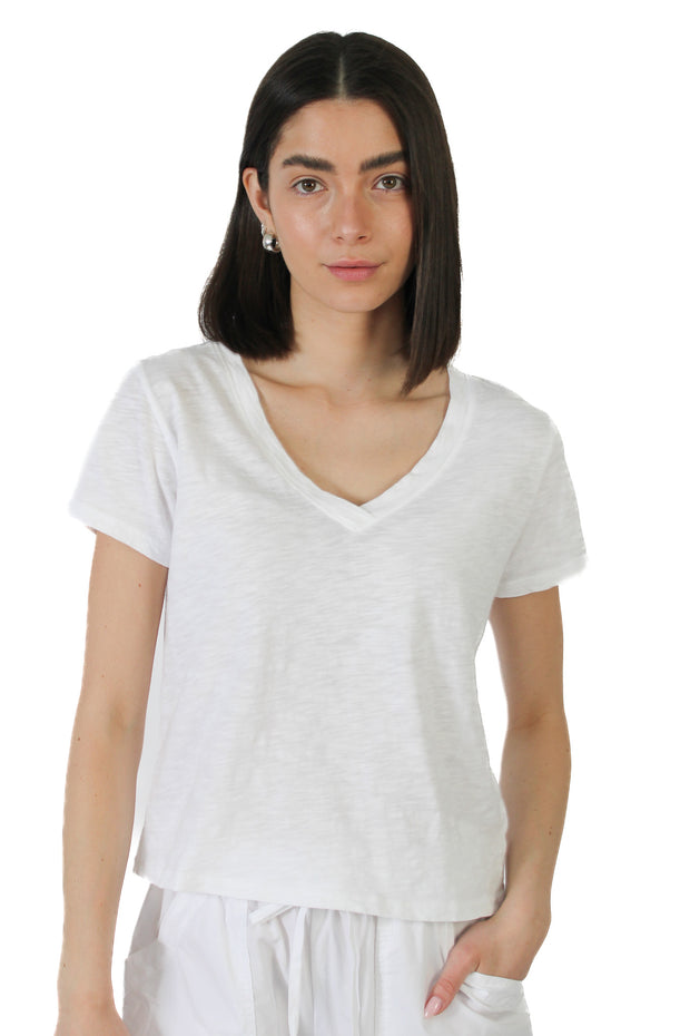Eli White V-neck