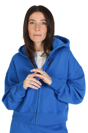 Highland Blue Zip Up