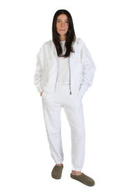 Zara White Sweatpant