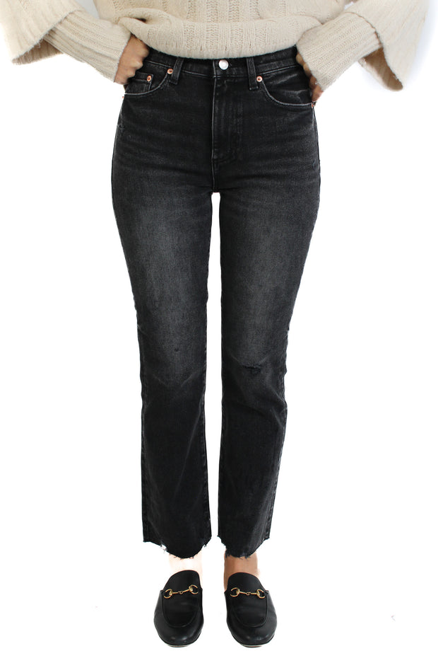 Lennon Grey High Rise Jeans