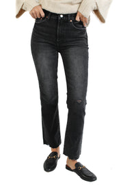 Lennon Grey High Rise Jeans