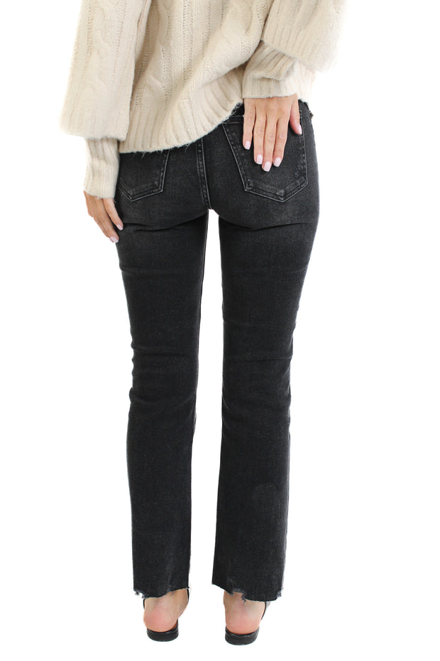 Lennon Grey High Rise Jeans