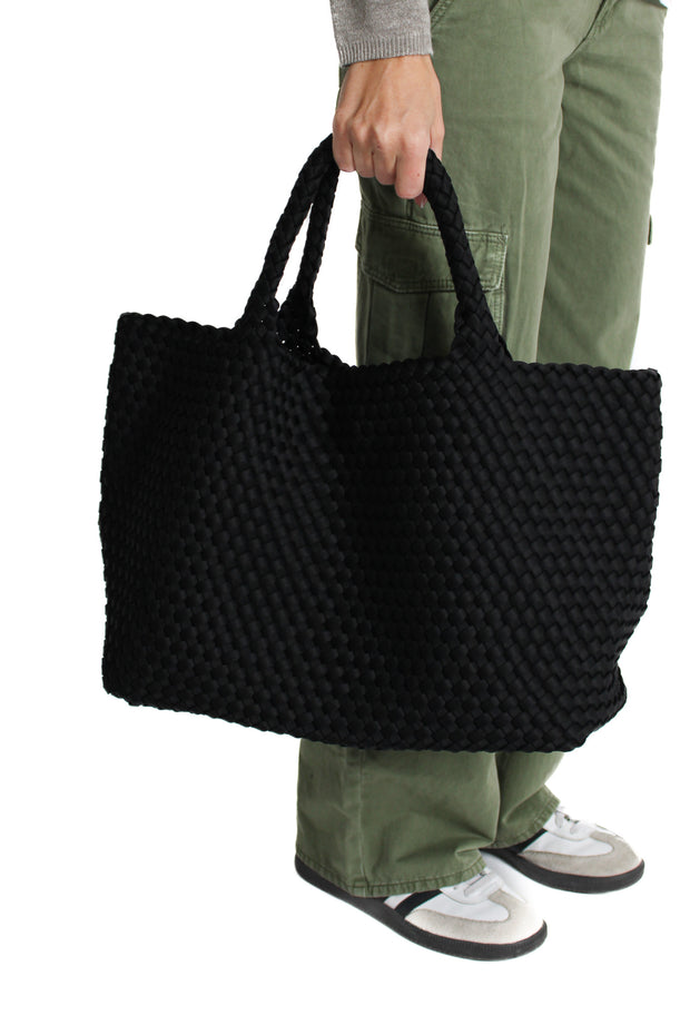 Sky's The Limit Black Large Tote