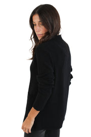 Black Knit Blazer