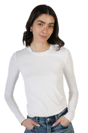 White Bamboo Long Sleeve