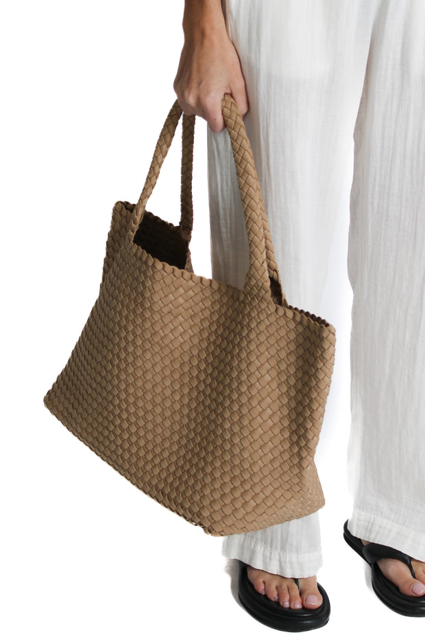 Sky's The Limit Nude Large Tote