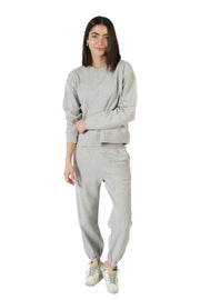 Ynez Light Heather Grey Sweater