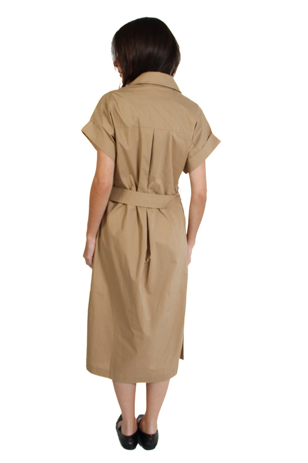 Clodie Camel Robe Dress