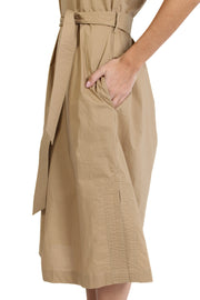 Clodie Camel Robe Dress