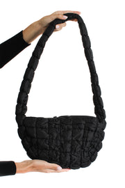 Quilt Black Bag