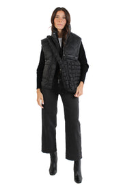 Large Black Quilt Bag