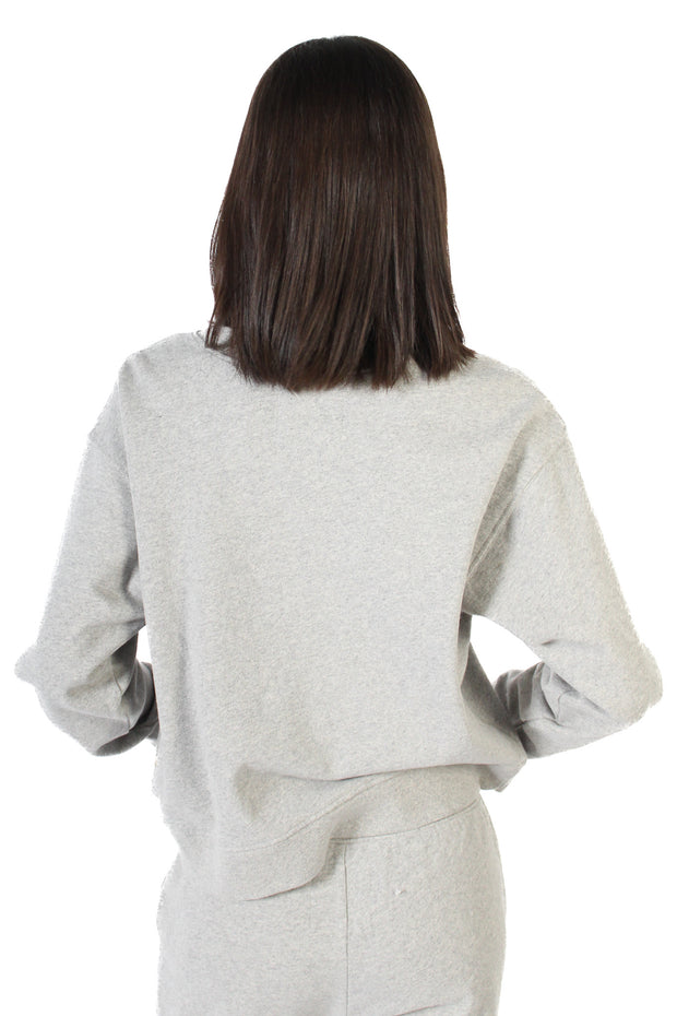 Ynez Light Heather Grey Sweater