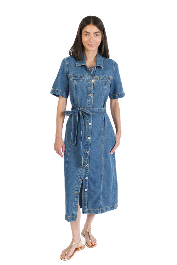 Alma Denim Dress