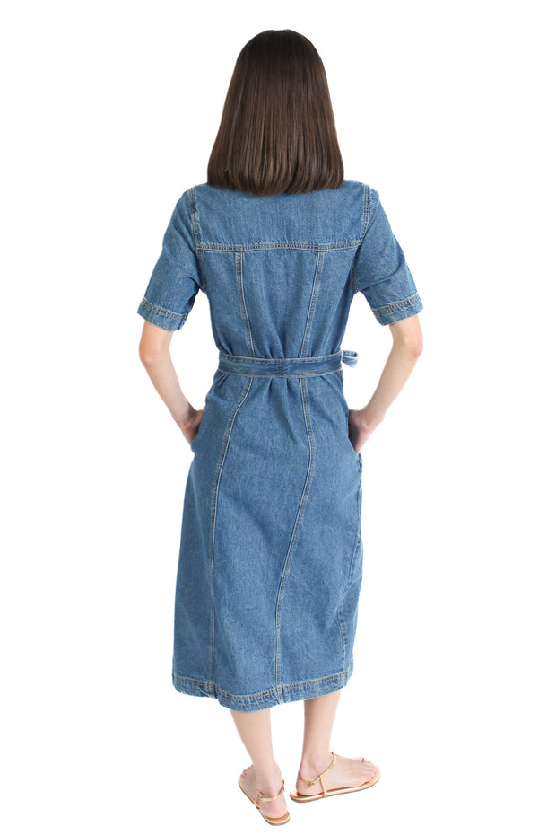 Alma Denim Dress