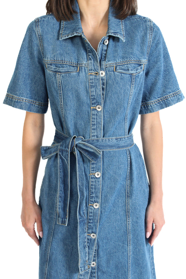 Alma Denim Dress