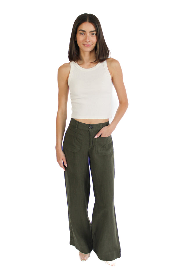Harla Bisque Cropped Tank