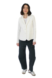 Ivory Riri Ponte Fitted Blazer