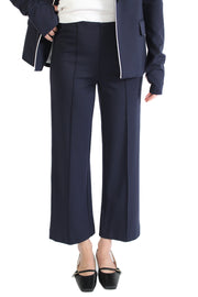 Navy Riri Ponte Cropped Pants