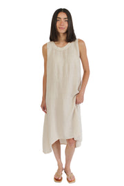 Sand Linen Dress