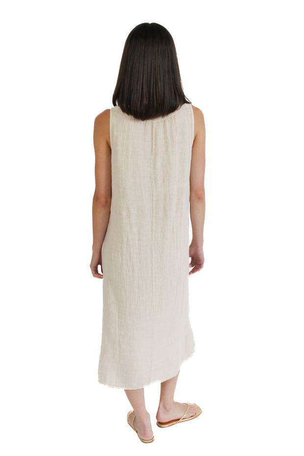 Sand Linen Dress