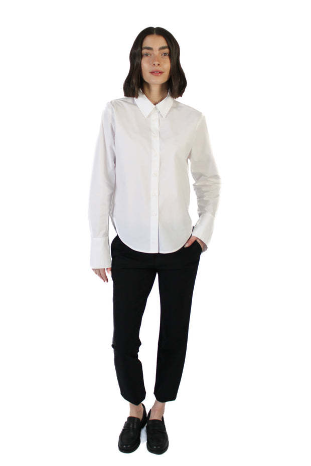 Riri White Cotton Shirt