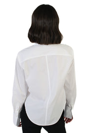 Riri White Cotton Shirt