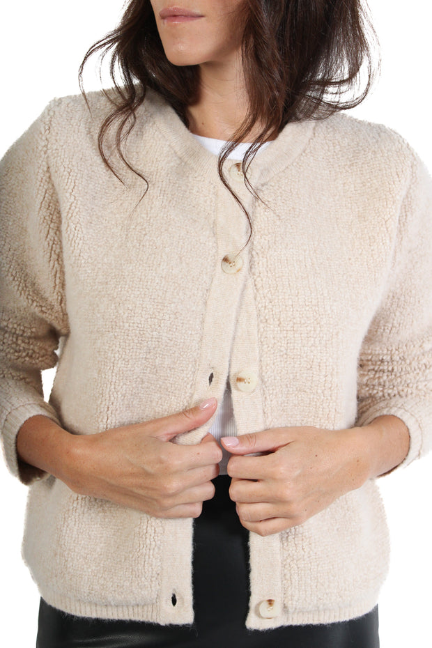 Ellie Sand Sherpa Jacket