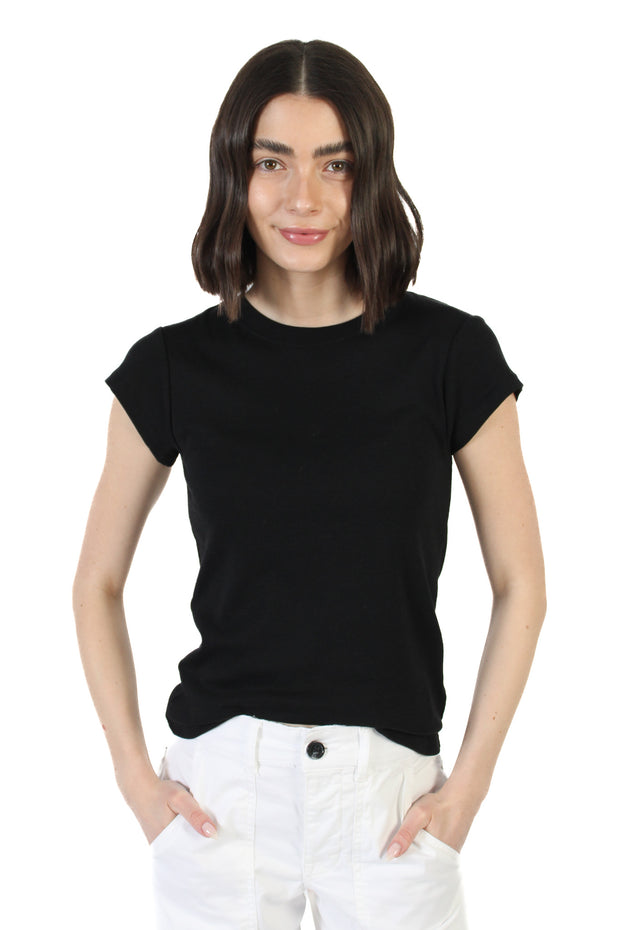 Black Faye Crewneck Tee