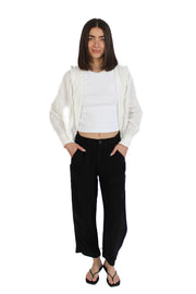 Linen Hooded Jacket