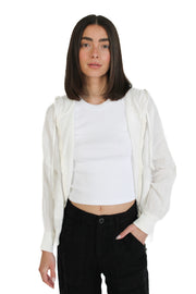 Linen Hooded Jacket