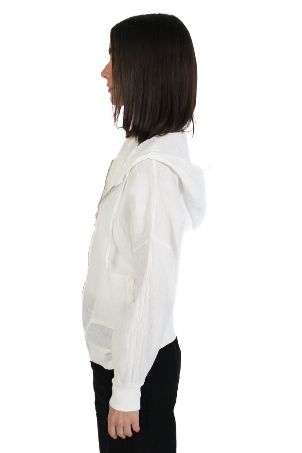 Linen Hooded Jacket