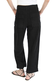 Issa Black Linen Pant