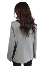 Grey Riri Ponte Zip Blazer