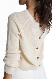 Karly Cream Textured Sweater