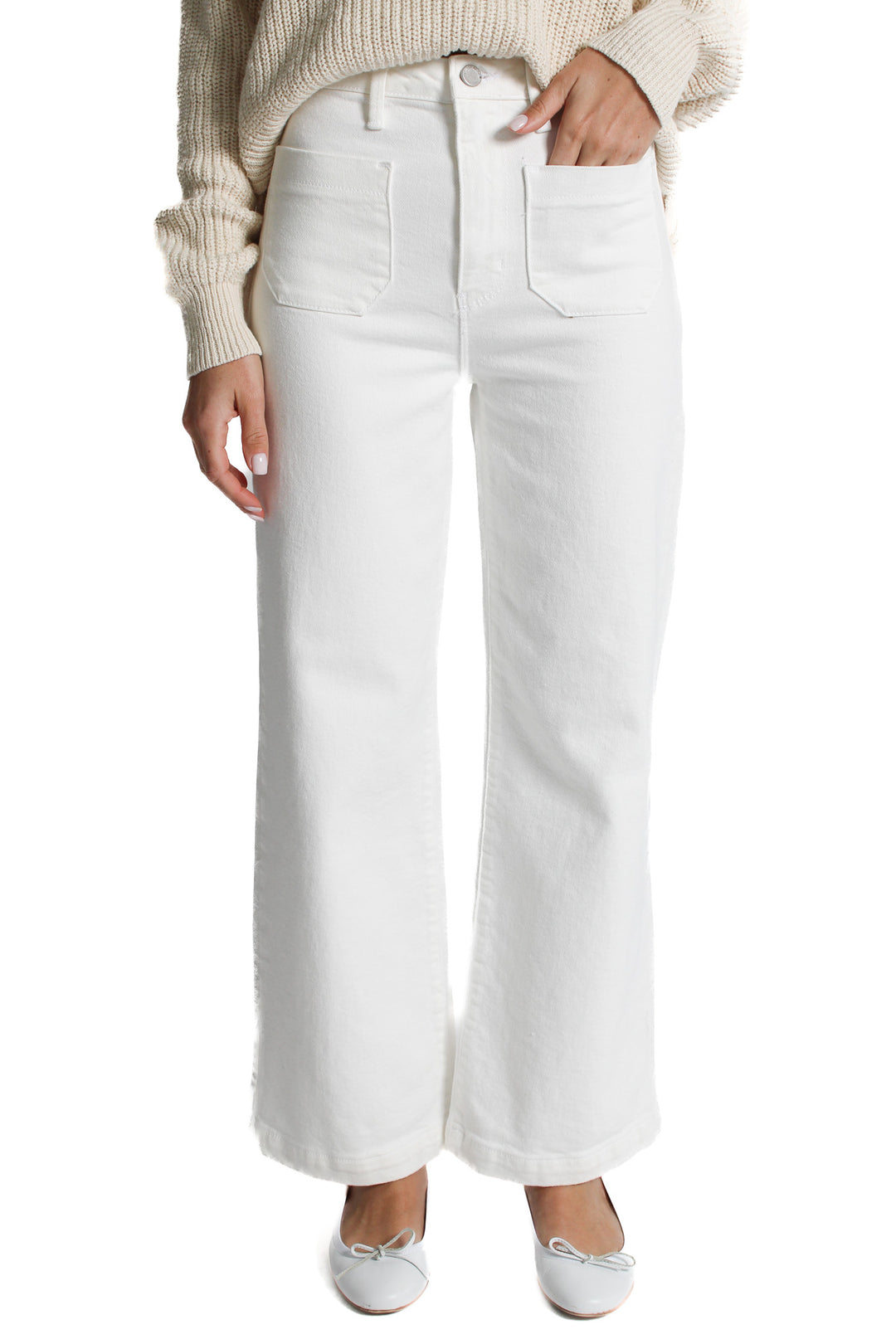 Patch Pocket Wide Leg Jeans – Thursdays