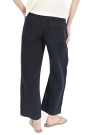 Issa Navy Linen Pant