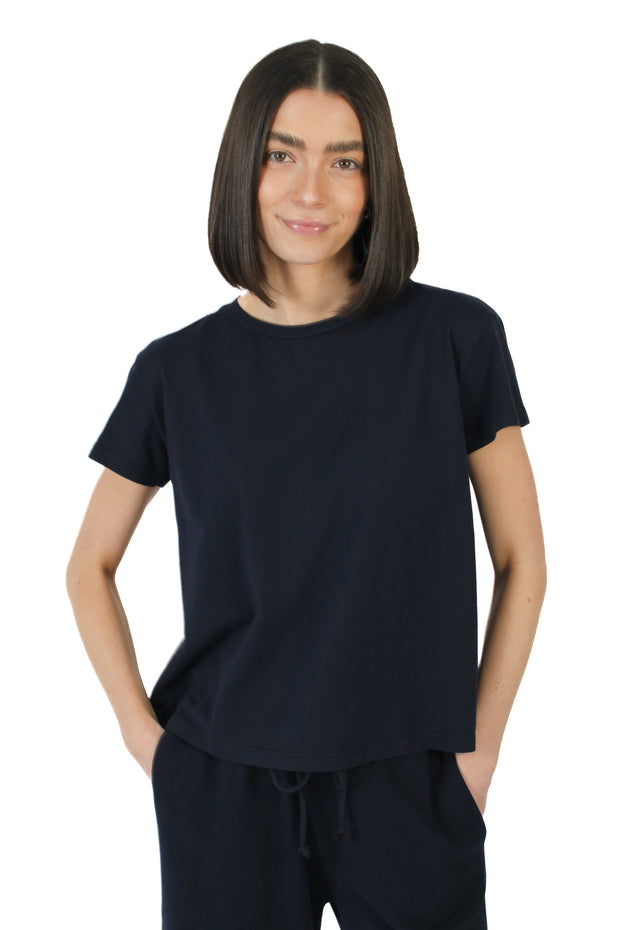 Navy Topanga Short Sleeve