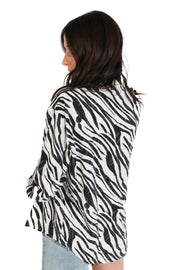 Leyla Zebra Blouse