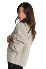 Sam Driftwood Boucle Cardigan