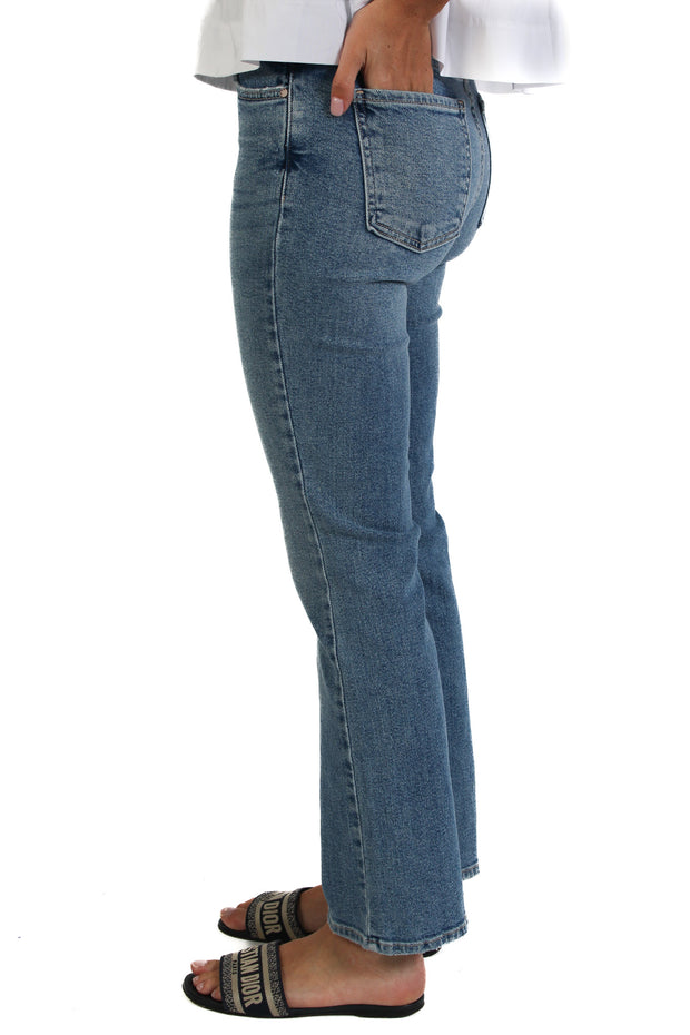 Slim Cropped Bootcut Denim