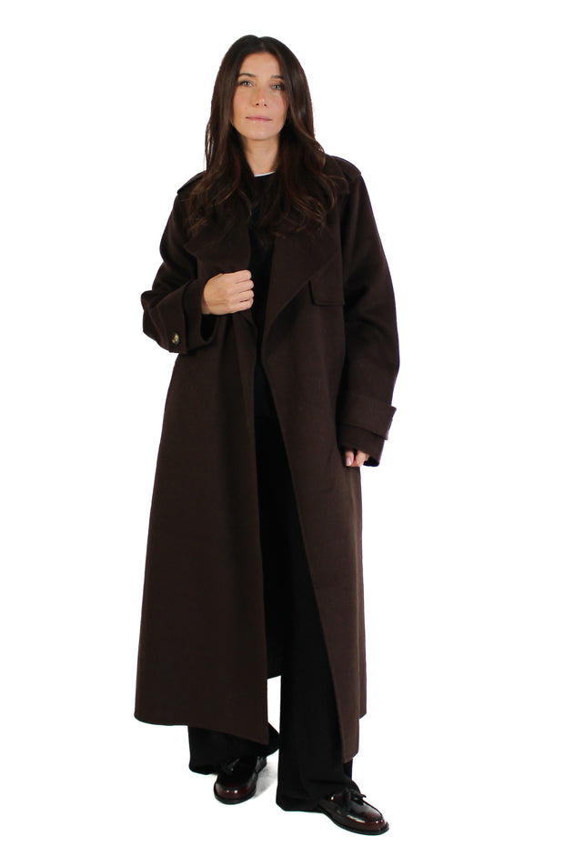 Margaret Wool Trench Coat