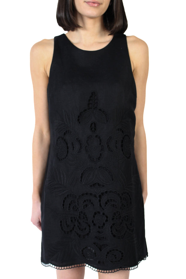 Black Blooms Dress