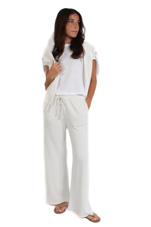 Beach Organic Fleece Wide Leg Pant