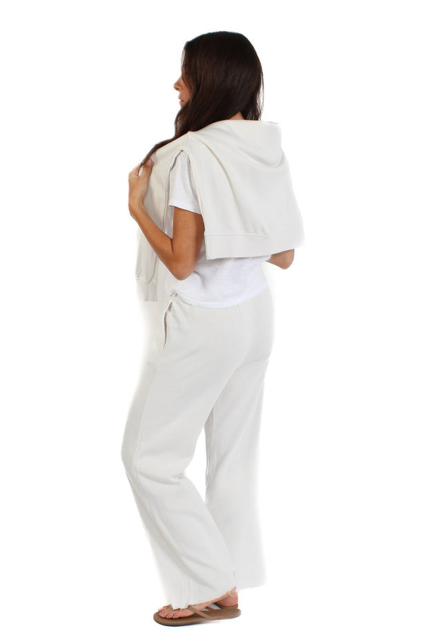 Beach Organic Fleece Wide Leg Pant