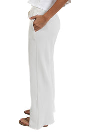 Beach Organic Fleece Wide Leg Pant