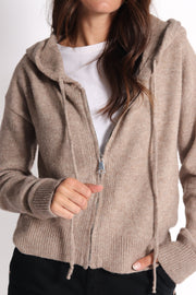 Rylee Driftwood Zip Hoody