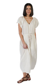 Bali Chalk Linen Dress
