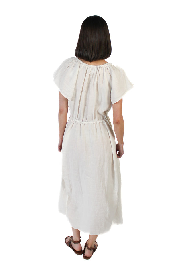 Bali Chalk Linen Dress